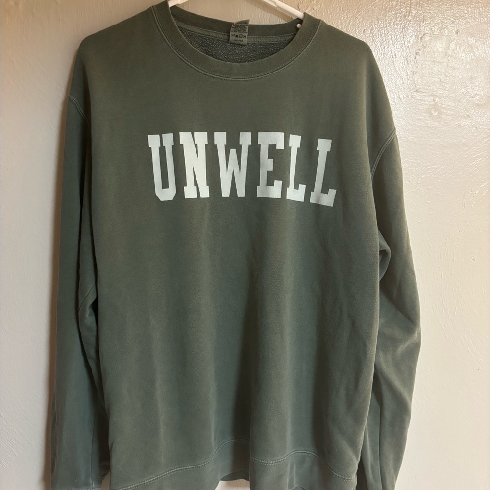 Unwell Olive Green Women's Sweatshirt